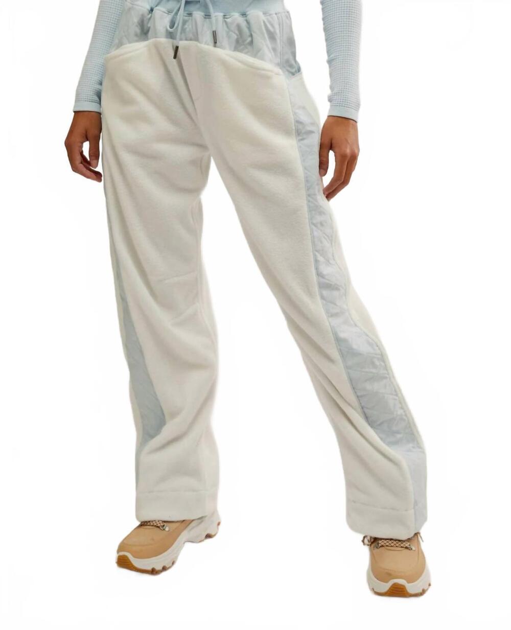 NEW FREE PEOPLE women's snow day pant in cream